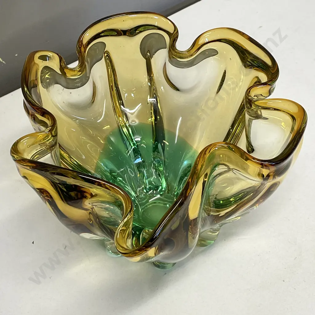 Stunning Murano Art Glass Bowl. H17cm Dia24cm Image 1++