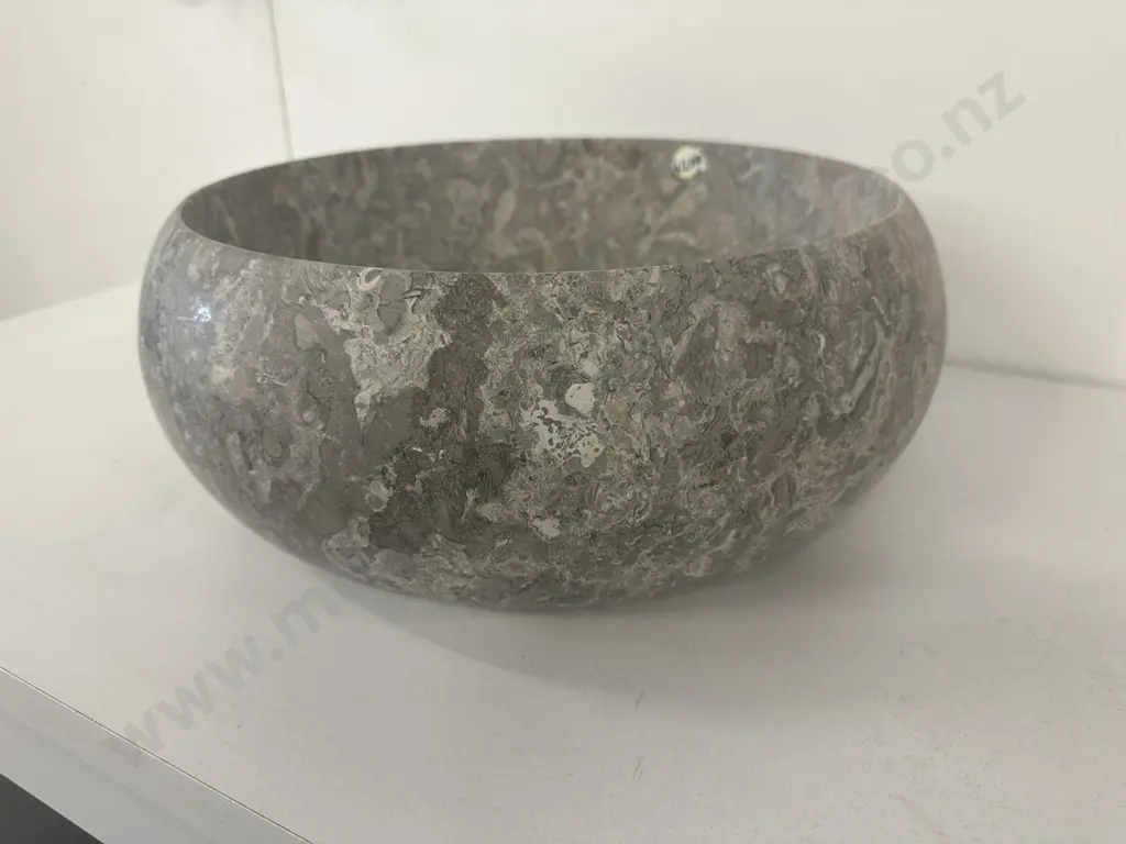 Stone Round Countertop Basin, 16 x 40cm Image 1++