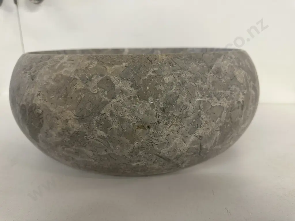 Stone Round Countertop Basin, 16 x 40cm Image 1++