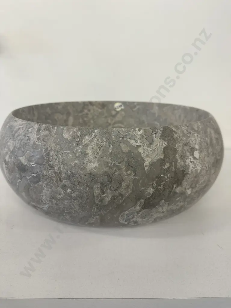Stone Round Countertop Basin, 16 x 40cm Image 1++