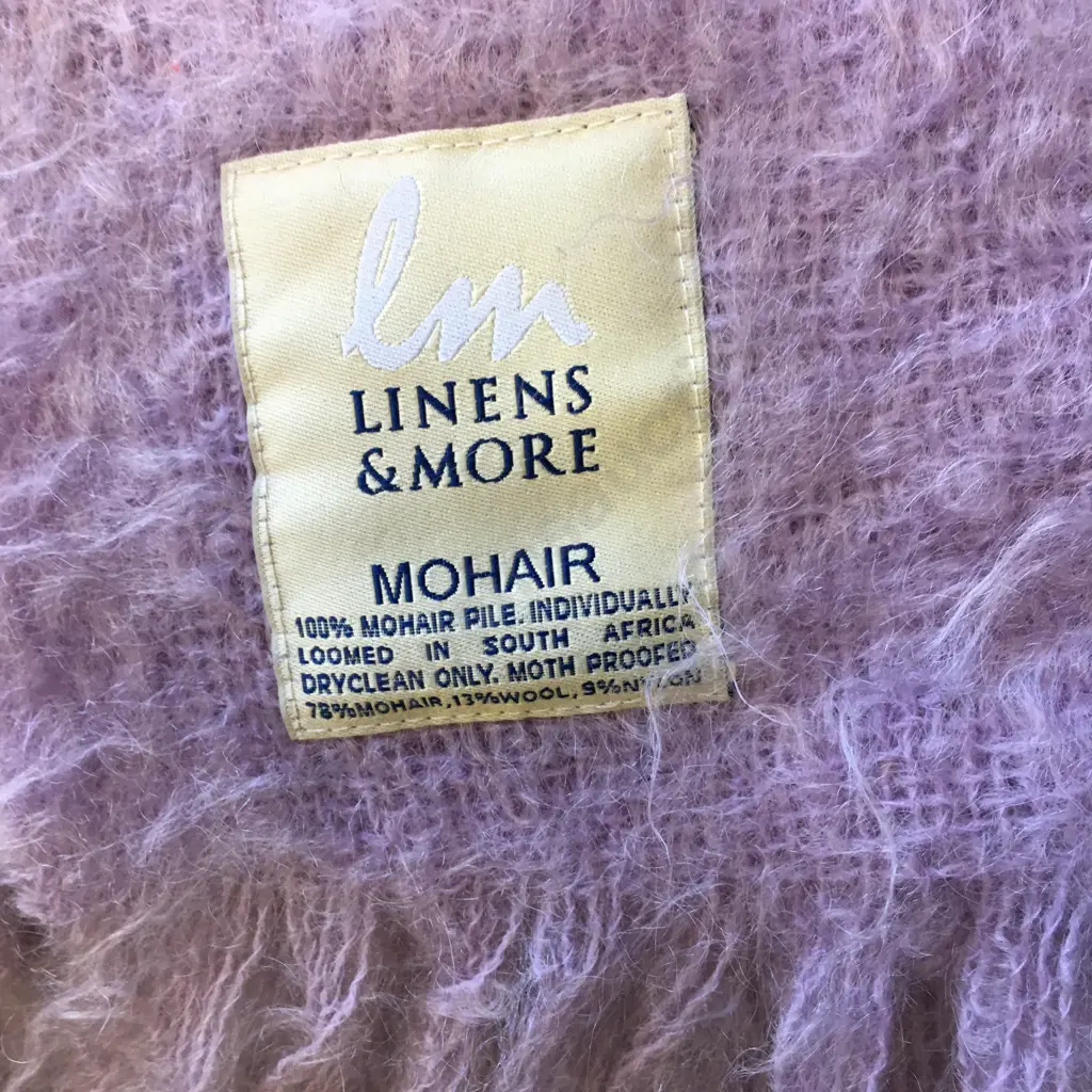 Linens & Moore Lavender Throw 130 x 180cm Image 1++