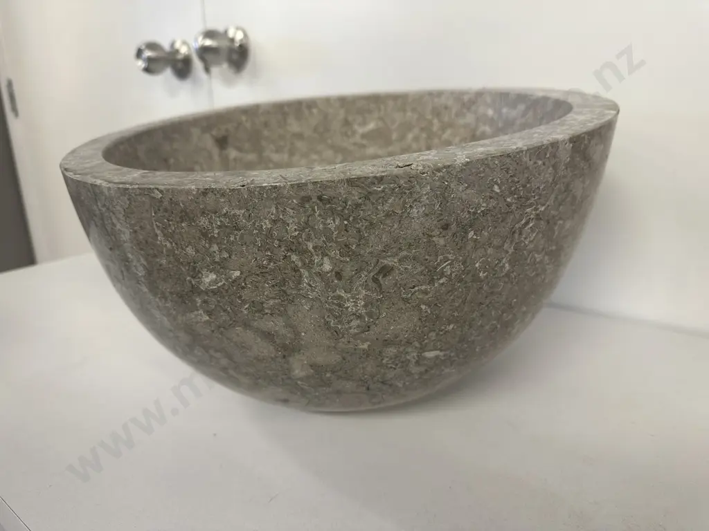 Stone Angled Countertop Basin, 24 x 40cm Image 1++