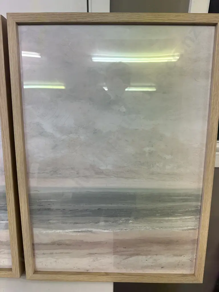 Set of Three Framed Beach Scenes Image 1++