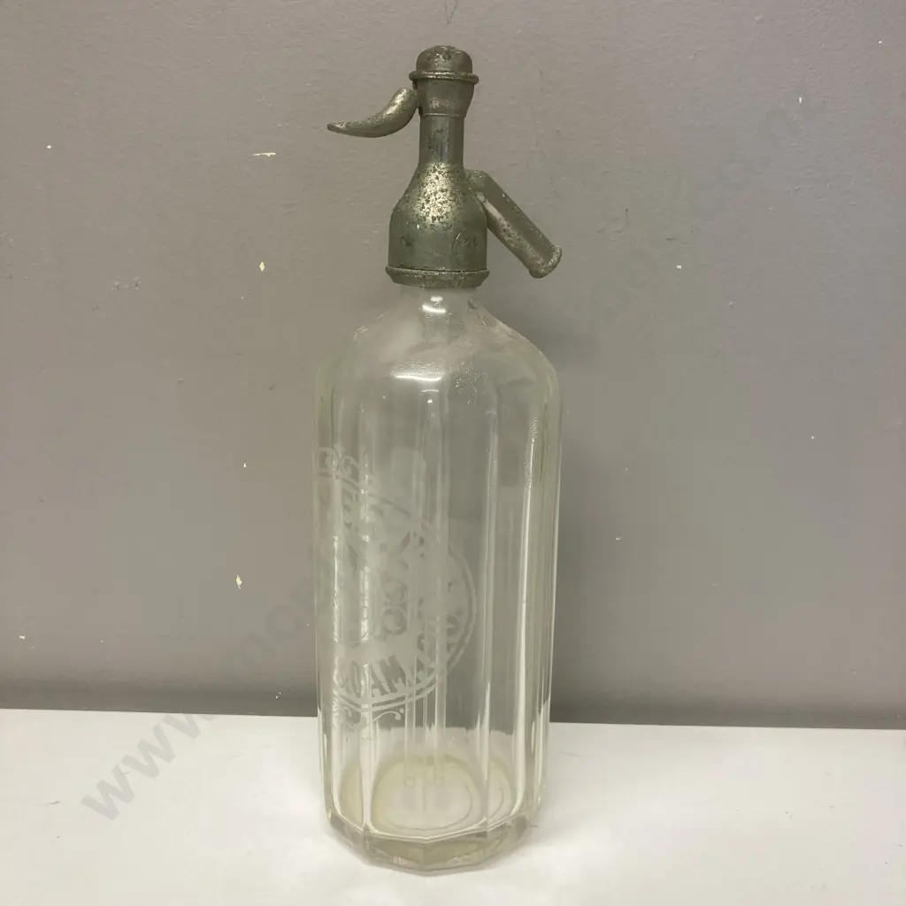 Vintage Lanes, Ltd Gold Medal Aerated Waters Dunedin & Oamaru Soda Syphon Image 1++