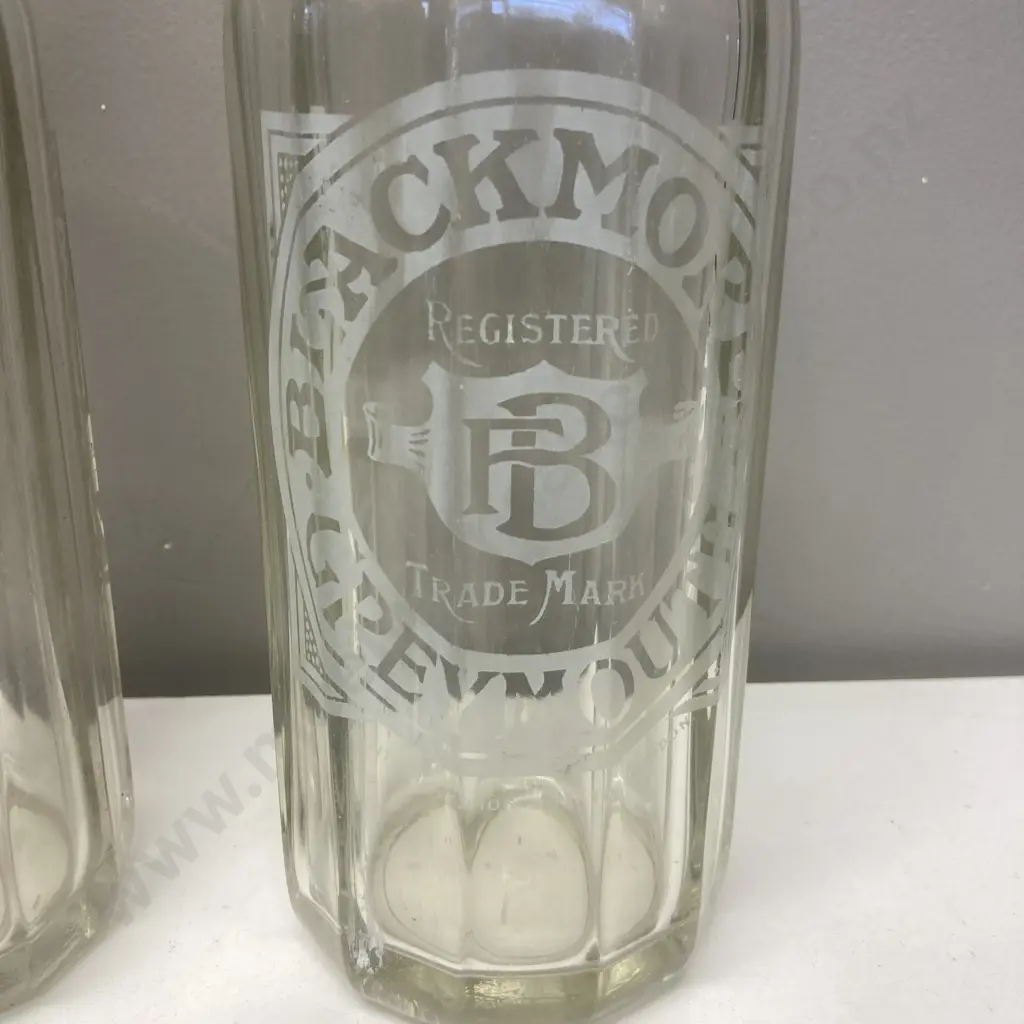 Vintage Blackmores Greymouth Soda Syphon & Bottle Only, Clear Glass Image 1++