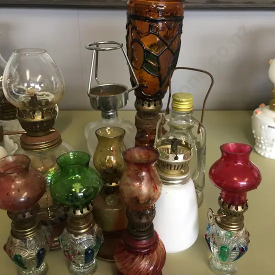 Lot of Small Oil Lamps