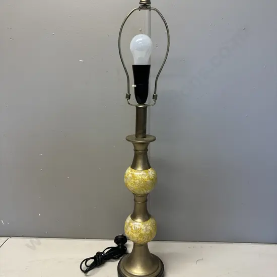 Recollections Lamp Base, Gilt Detail, H71cm