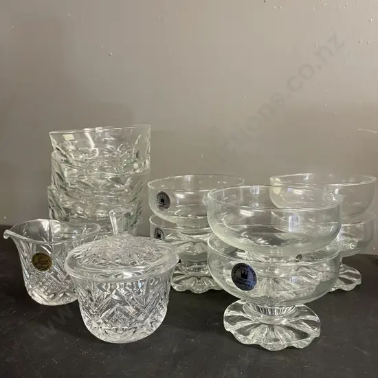 Assorted French Cyrstal etc