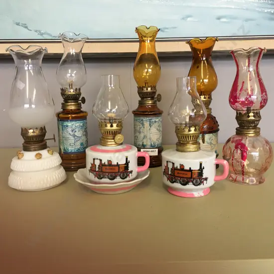 Lot of Small Oil Lamps