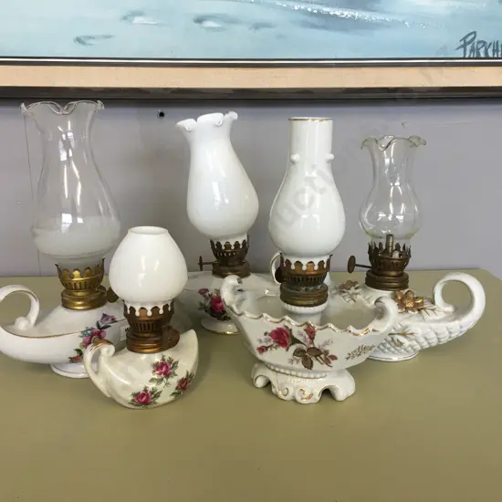 Lot of Small Oil Lamps