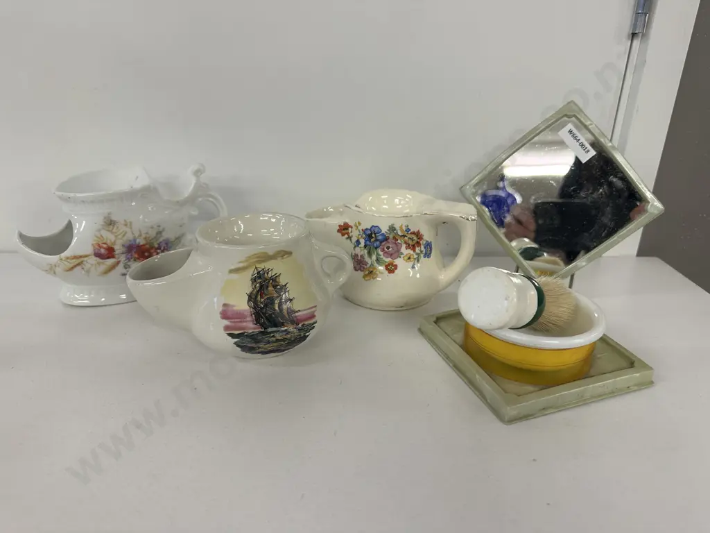 Lot of 4 Vintage Shaving Mugs Image 1++