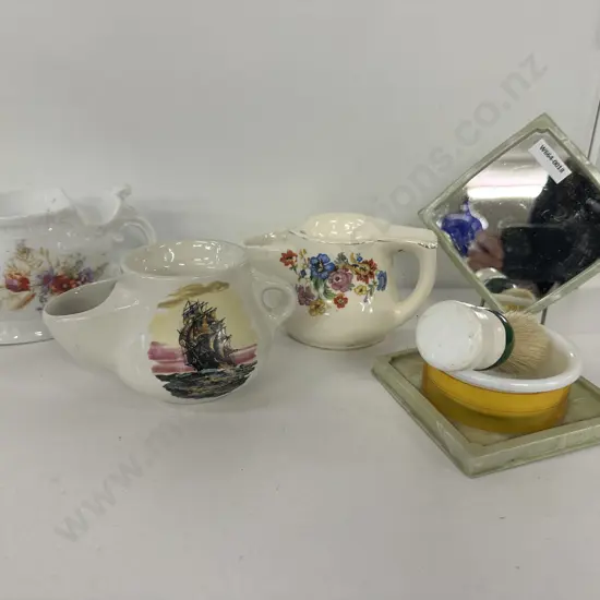 Lot of 4 Vintage Shaving Mugs