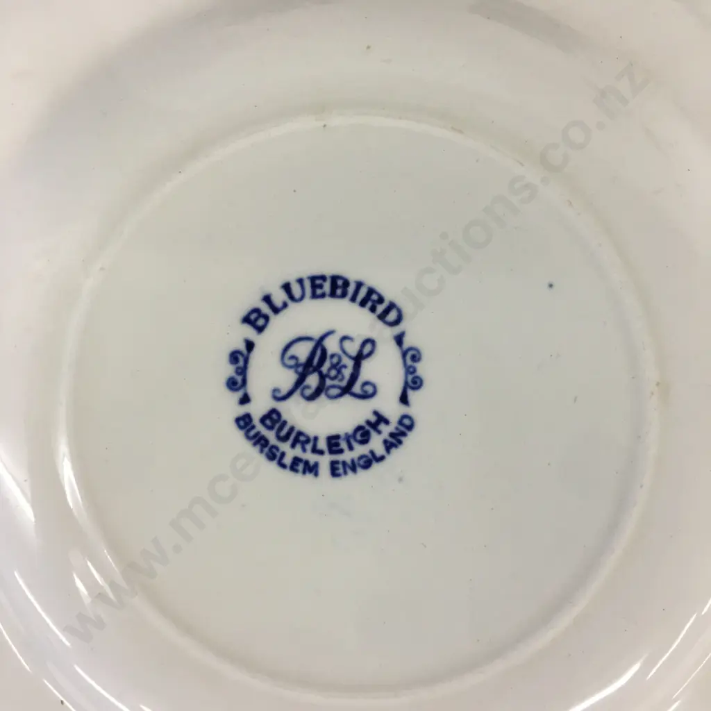 Burleigh Ware Trios, Duo And Saucers x2 Image 1++