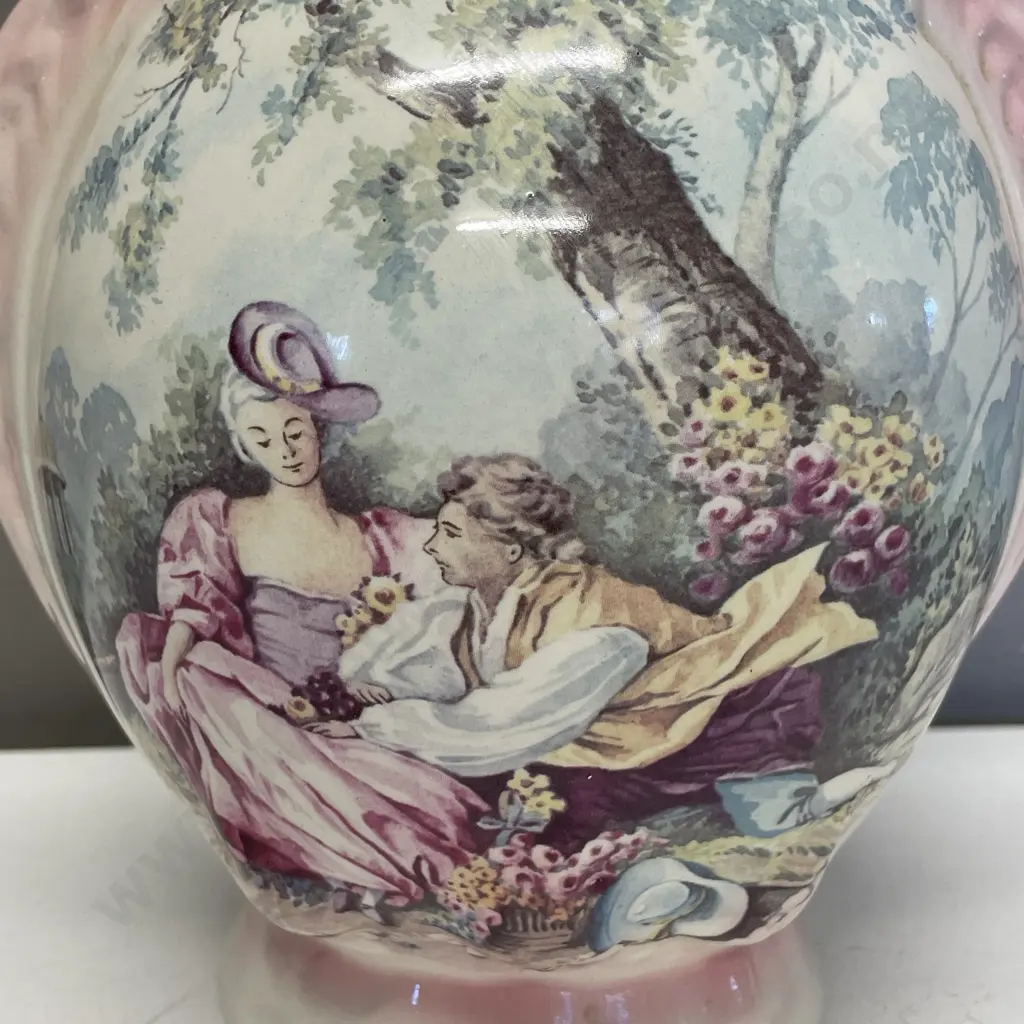 New Zealand Pottery Forest Ware Jug. H31cm Image 1++