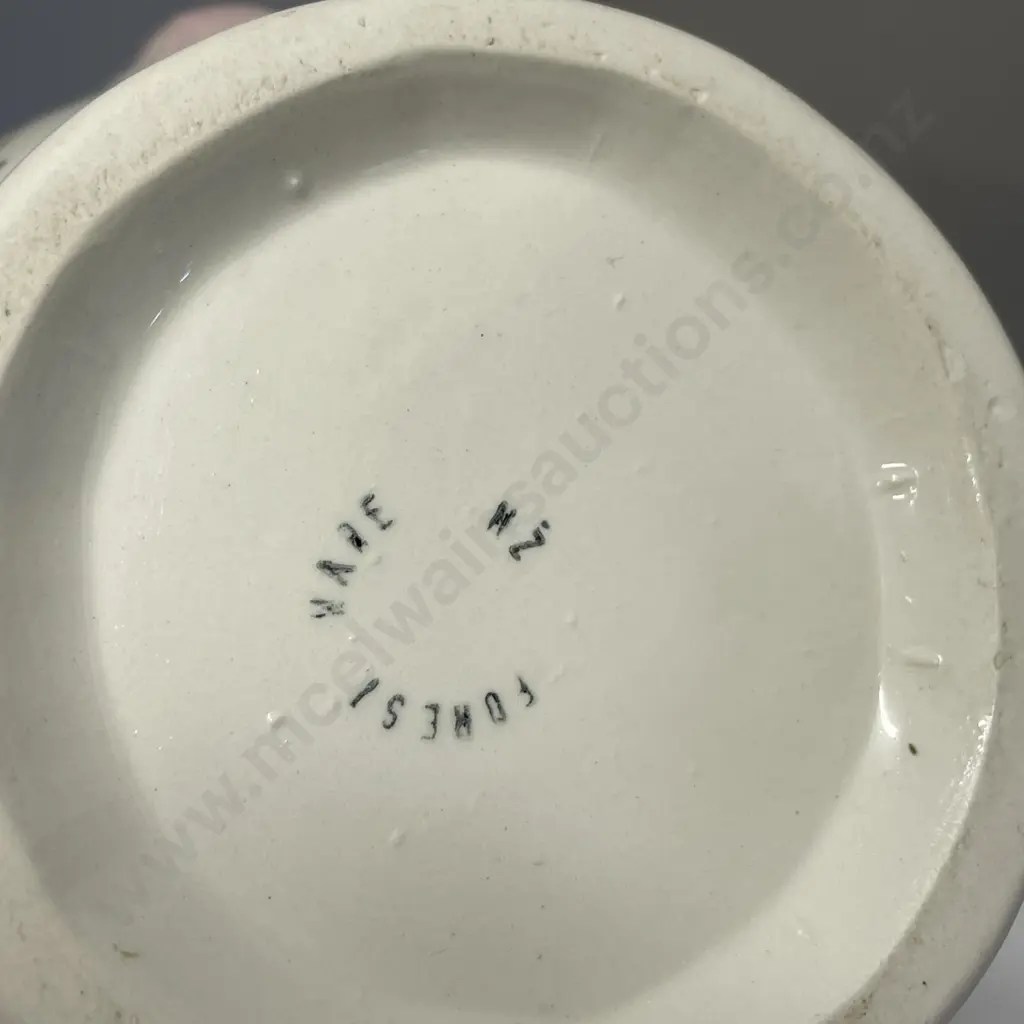 New Zealand Pottery Forest Ware Jug. H31cm Image 1++