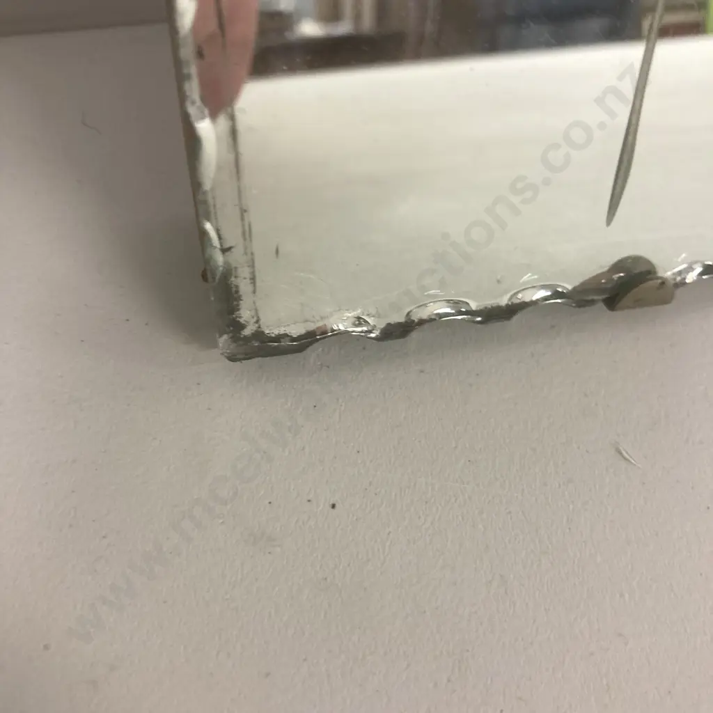 Vintage Scalloped Pentagram Mirror Picture & Rectangular Mirror Picture (af) Image 1++