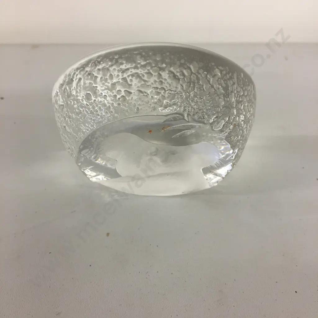 Mats Jonasson Koala Bear Paperweight. Vintage Signature Collection #9175 Signed Art Glass Image 1++
