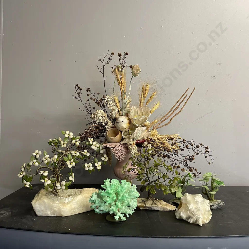 Assortment of Floral ornaments with coral Image 1++