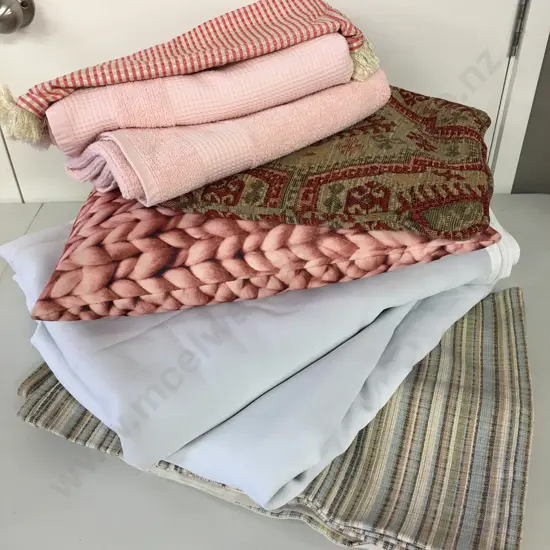 Cushion Covers, Towels, Curtains Etc