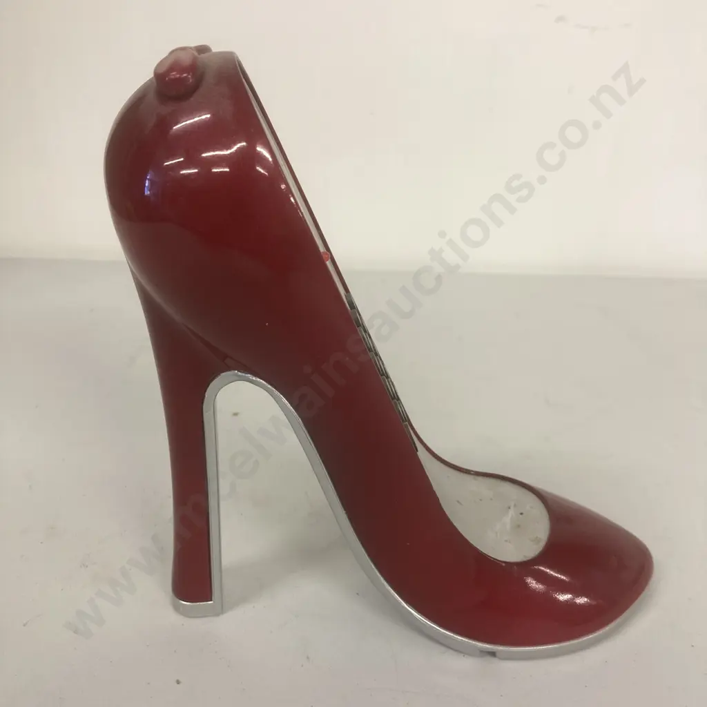 Red High Heel Shoe Telephone (Needs Phone Cable), 17 x 18cm Image 1++