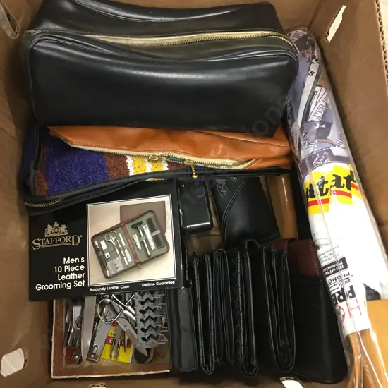Mens Items, Wallets, Manicure Set, Umbrella Etc