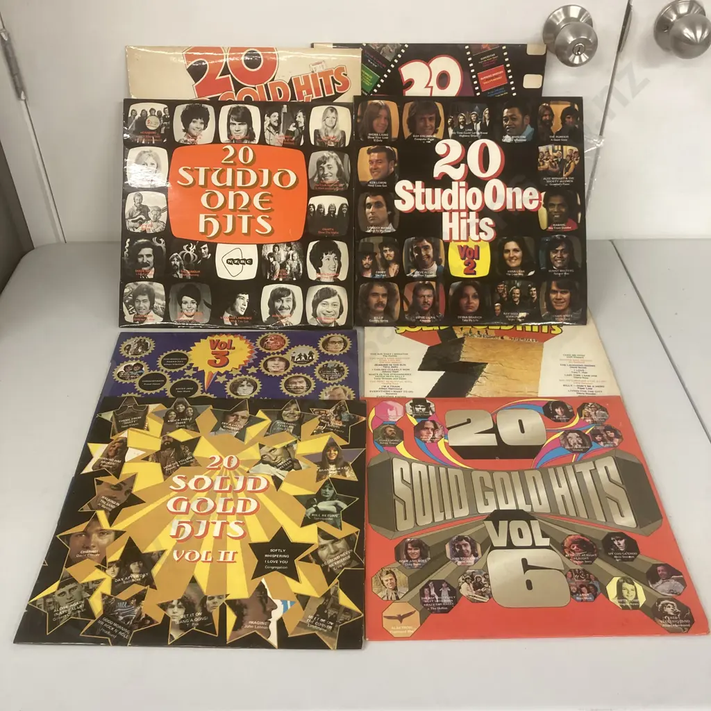 Vinyl LPs x 8 Solid Gold & Studio One, Opened most appear unplayed Image 1++