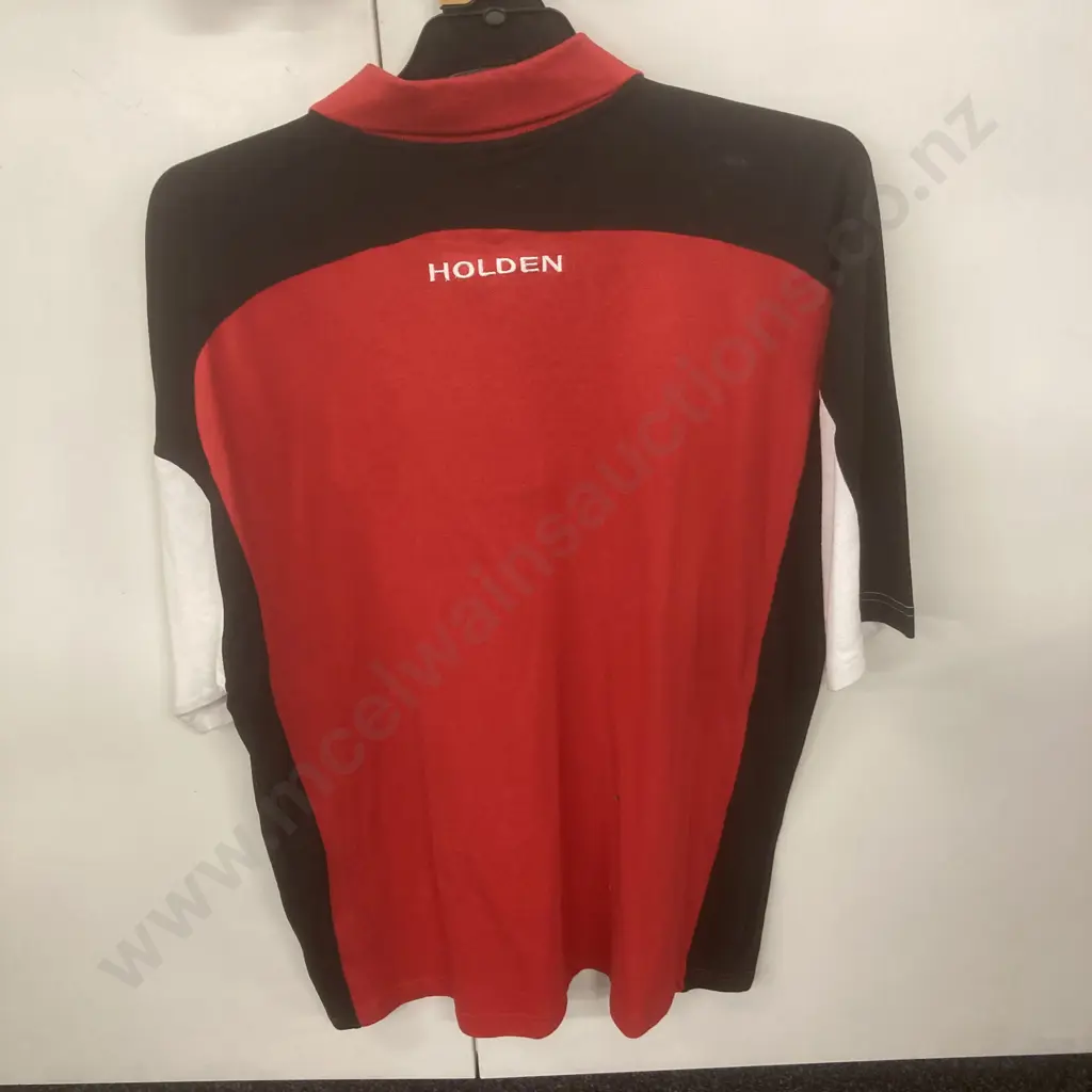Holden Polo Shirt - Red, Sz XL Image 1++