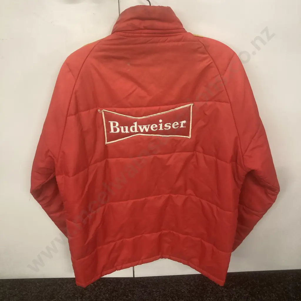 Vintage Budweiser & Good Year Padded Jacket - Swingster USA, Sz M Image 1++