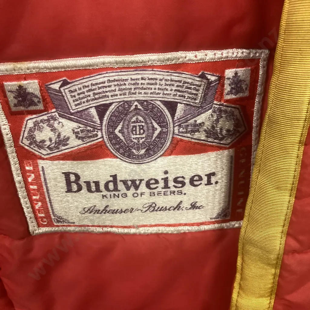 Vintage Budweiser & Good Year Padded Jacket - Swingster USA, Sz M Image 1++