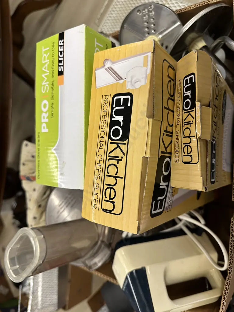 Box Lot Euro Kitchen, Food Processor Etc Image 1++