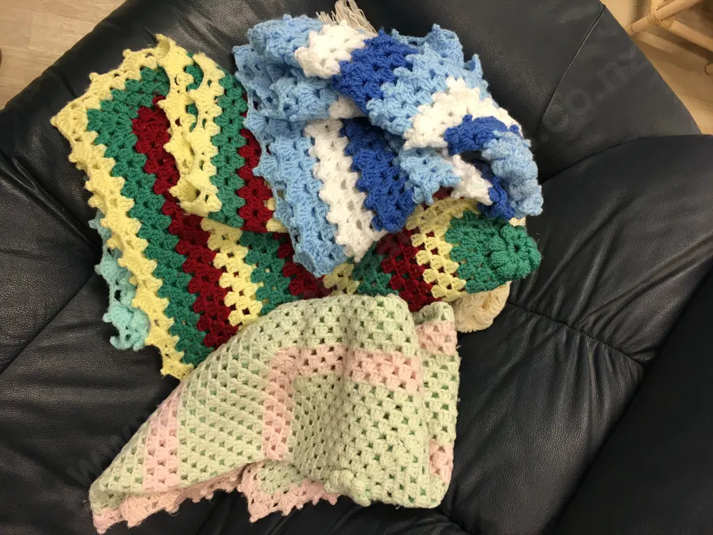 Vintage Crochet Throws Etc Image 1++