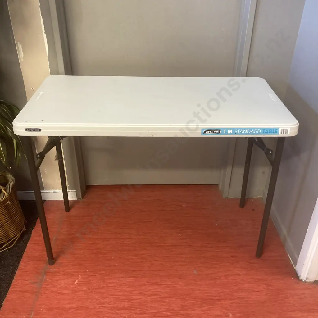 Lifetime 1m Standard Trestle Table Image 1++