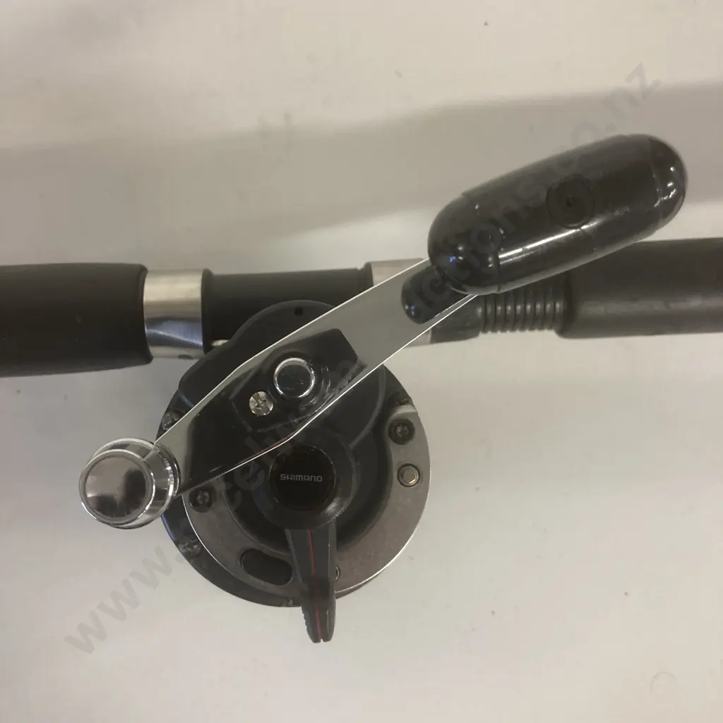 Penn Powerstick Fishing Rod PPS6001 With a  Shimano Charter Special Reel TR 2000 Lever Drag Reel Image 1++