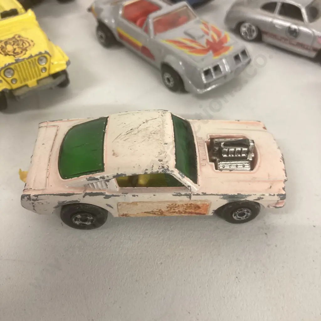 Vintage Matchbox Lesney, Hot Wheels Etc - 1970 Wlidcat No8, 1980 Mobile Home, No22 Blaze Buster Etc Image 1++