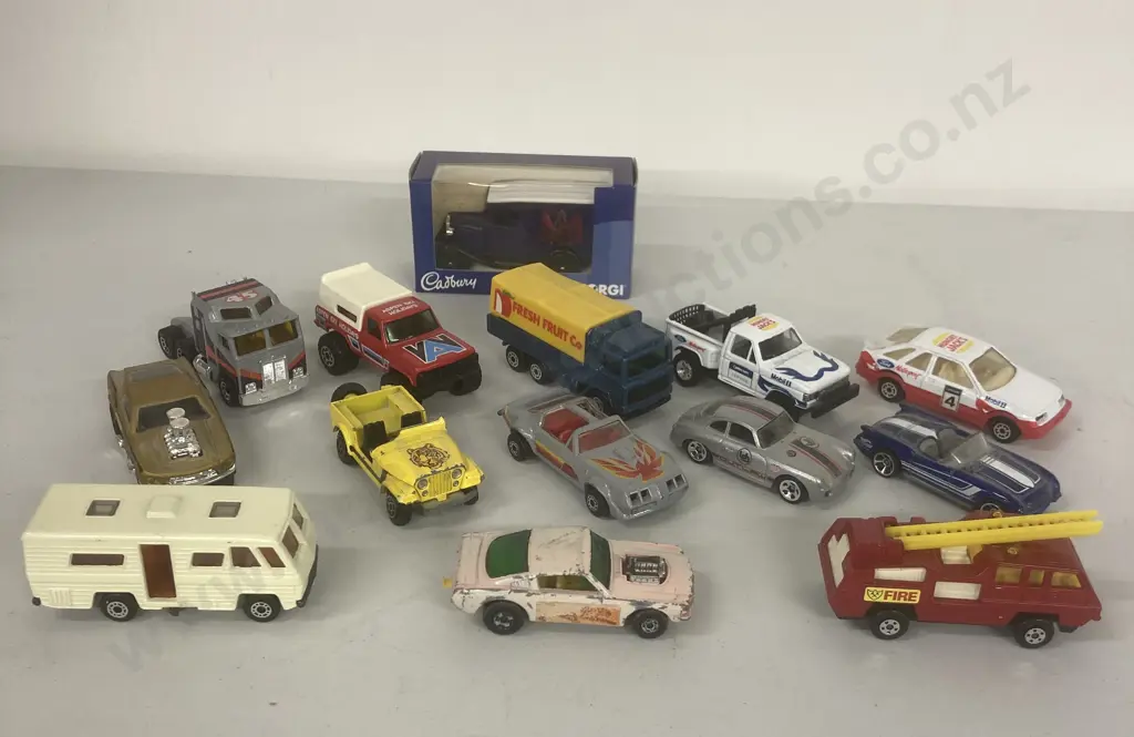 Vintage Matchbox Lesney, Hot Wheels Etc - 1970 Wlidcat No8, 1980 Mobile Home, No22 Blaze Buster Etc Image 1++