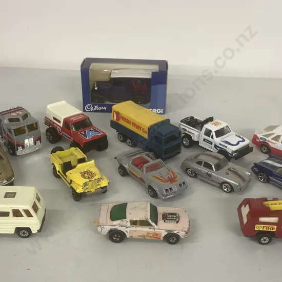 Vintage Matchbox Lesney, Hot Wheels Etc - 1970 Wlidcat No8, 1980 Mobile Home, No22 Blaze Buster Etc