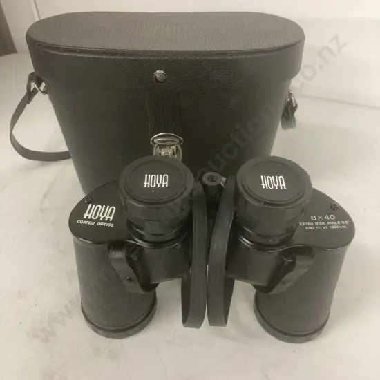 Binoculars Hoya . 8x40, Extra Wide Angle 9.5º, 500 ft at 1000yds