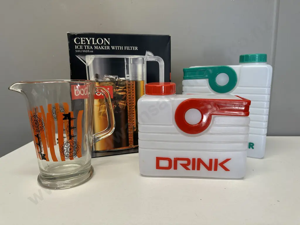 Bodium Ceylon Ice Tea Maker, Porter Pitcher, Drinks Bottle & Jug (Returned to Vendor) Image 1++