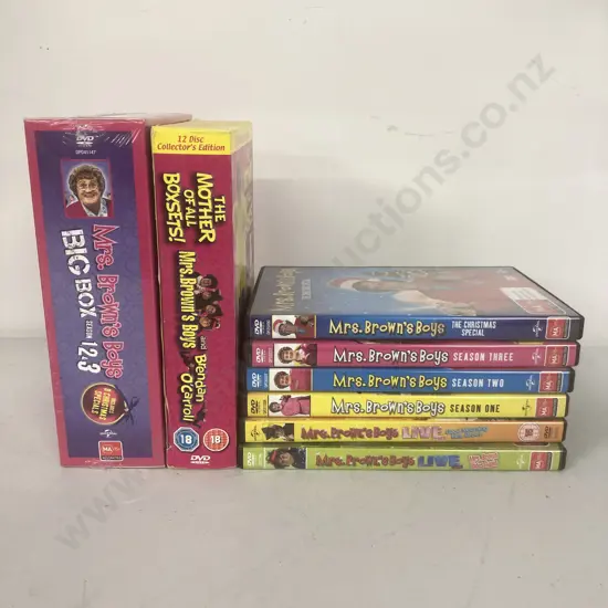 Mrs Browns Boys DVDs x 6 And The Mother Of All Boxsets & Big Box Season 1,2&3