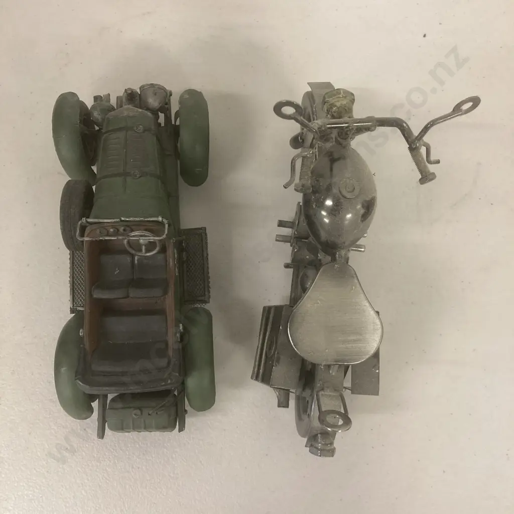 Model Car & 'Nuts & Bolts' Motorbike Image 1++