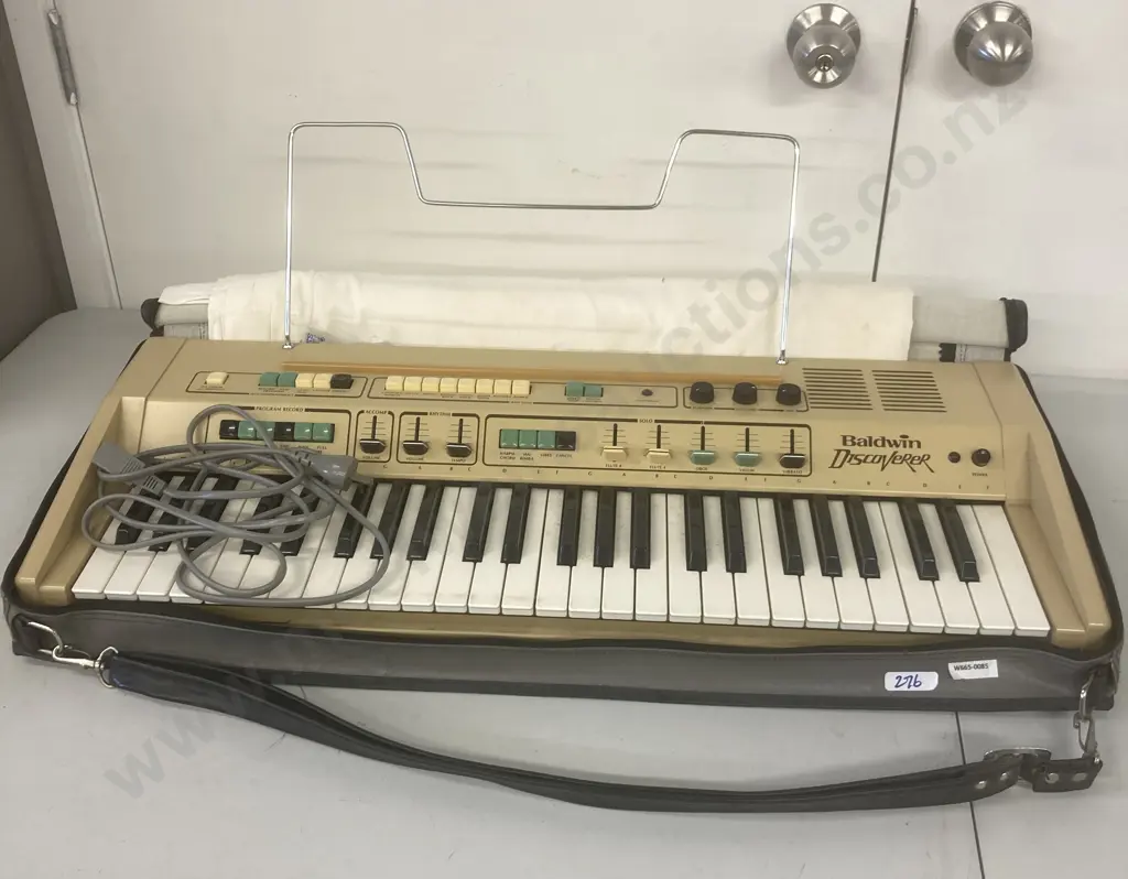 Vintage Baldwin Discovery Electric Keyboard With Case Image 1++