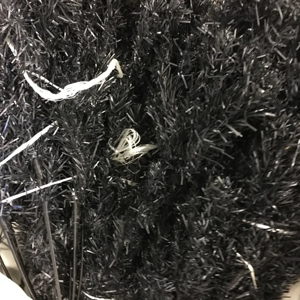 Black Christmas Tree & Selection of Decorations Image 1++