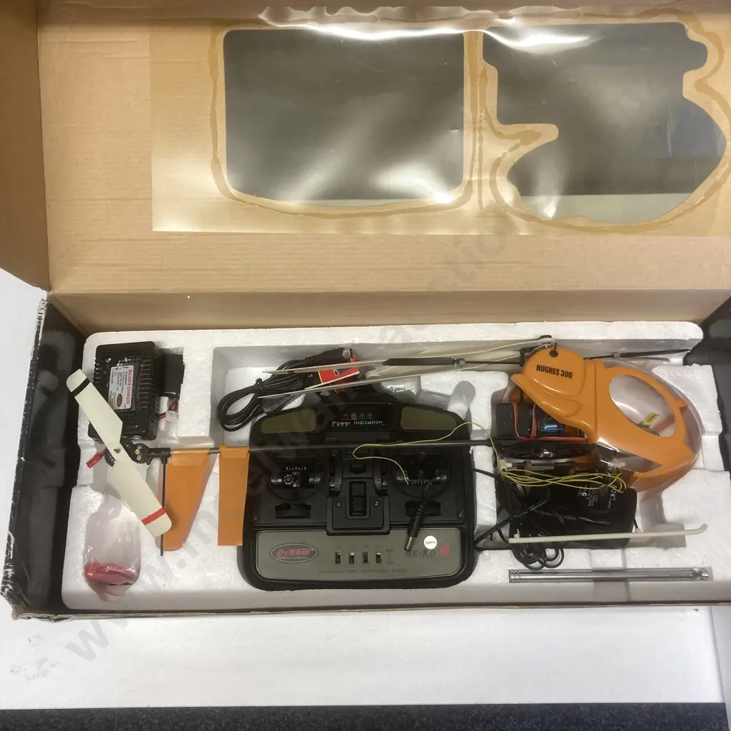 RC Helicopter - HUGHES 300 (NZ Version) Dynam RC Electric Micro Helicopter, L 48cm, Rotor 51cm Image 1++