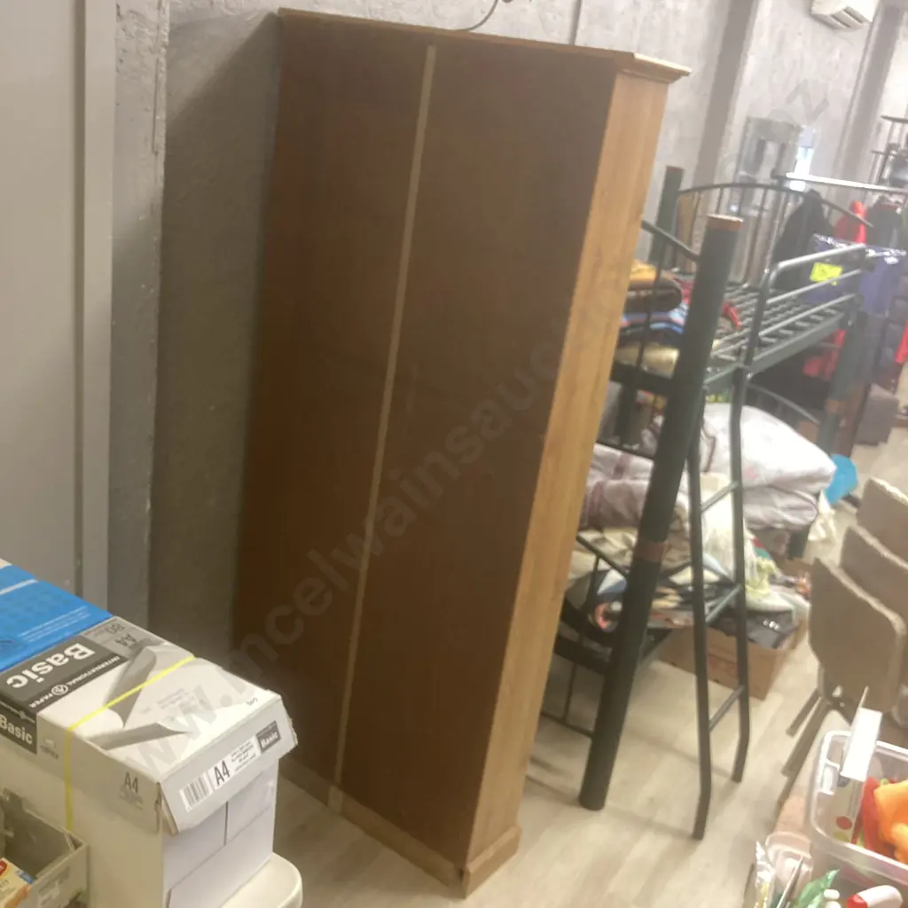 Wood Effect Bookcase, 4 Adjustable Shelves, H189 W87 D23cm Image 1++