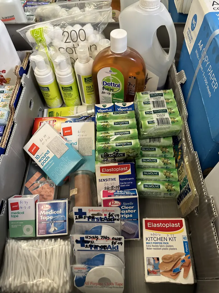 Box Lot Dettol, Tea Tree Items Etc Image 1++
