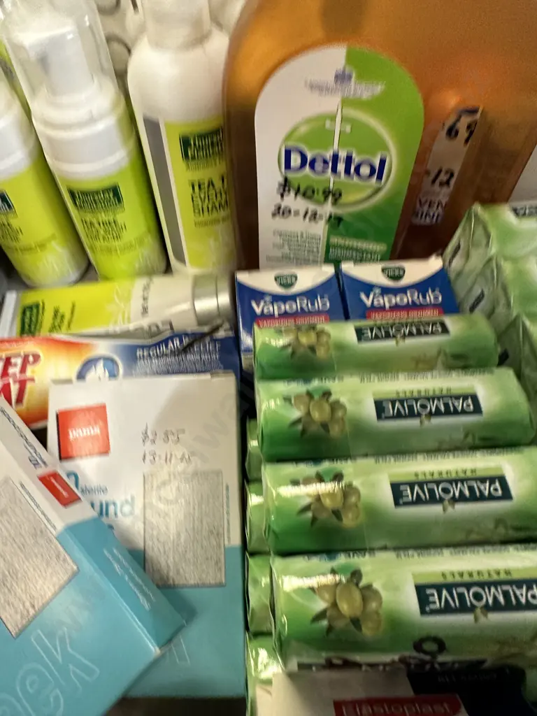 Box Lot Dettol, Tea Tree Items Etc Image 1++