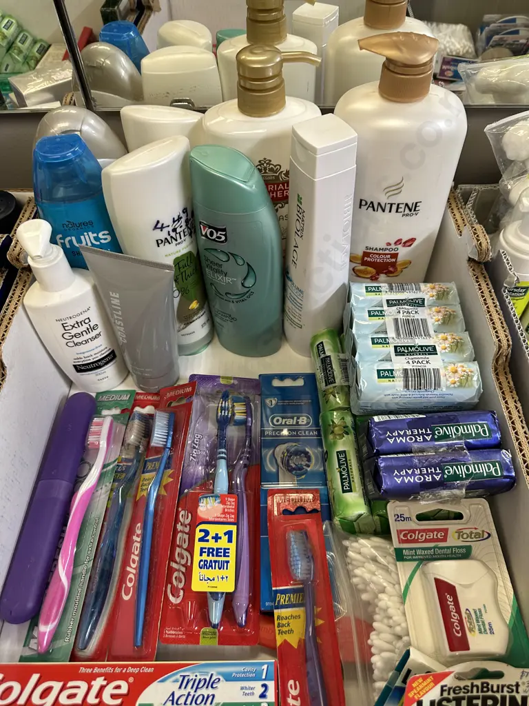 Box lot Soaps, Toothbrushes Etc Image 1++