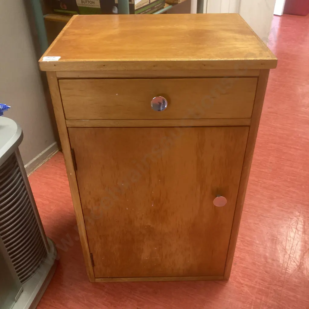 Small Cabinet, 1 Door, 1 Drawer, H78 W50 D40cm Image 1++