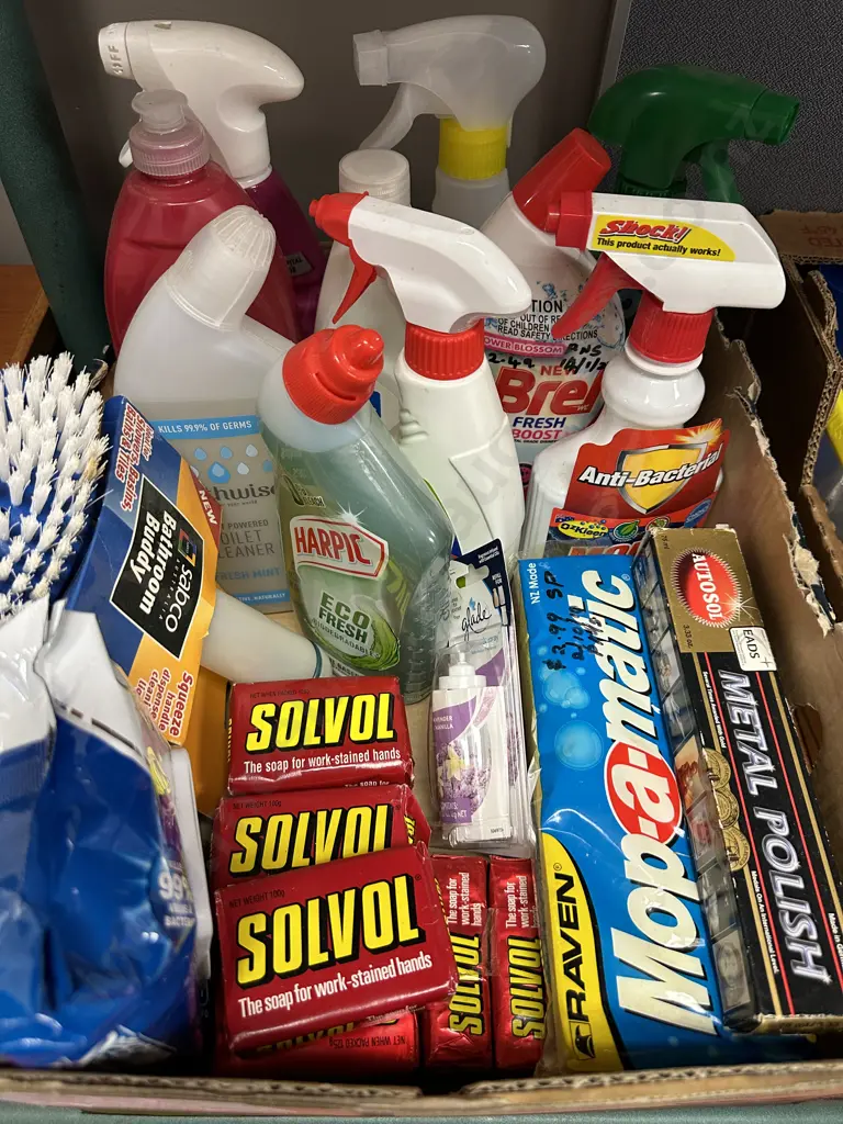 Box Lot Solvol, Toilet Cleaners Etc Image 1++