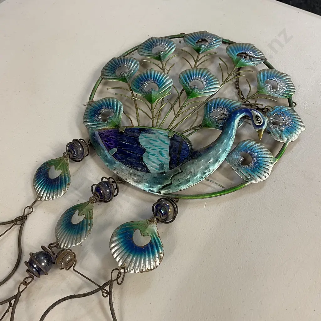 Decorative Metal Hanging Peacock Wind chime Image 1++